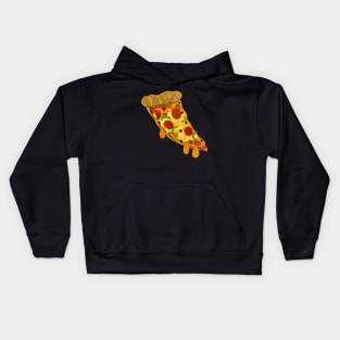 Paper Cut Cats Series! Pizza Kids Hoodie